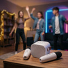 Blavec Kabelloser Lautsprecher Bluetooth WS-07 Karaoke Party 5W mit 2 Mikrofonen - Weiß