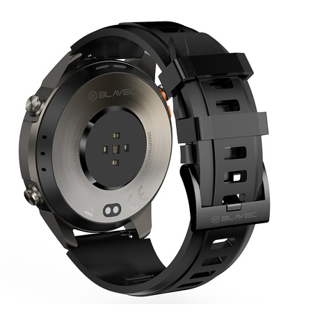 Blavec Smartwatch M-03 AMOLED GPS Voice Call + 1 Armband - Graphit
