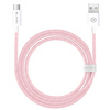 Blavec Kabel Candy mit Geflecht USB auf USB-C PD 60W 3A 3 m - Rosa