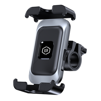 Blavec Fahrrad-/Motorradhalterung fürs Telefon BV-02 Velo für den Lenker - Silber-schwarz