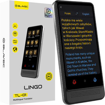 Blavec Translator Lingo TL-01 - Schwarz