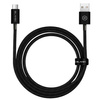 Blavec Kabel Candy mit Geflecht USB auf USB-C PD 60W 3A 3 m - Schwarz