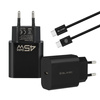 Blavec Netzladegerät BC-7 GaN4 USB-C PD QC 45W 3A mit USB-C-Kabel - Schwarz