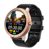 Blavec Smartwatch W-20 HD AMOLED GPS Voice Call + 2 Armbänder - Roségold