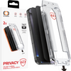 Hartowane szkło Tel Protect Dust-Free Easy Fit Privacy Full Glue 6D do Iphone 15 czarne - 2 sztuki