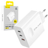 Blavec Ładowarka Sieciowa BC-11 GaN USB + 2xUSB-C QC PD 65W 3A - Biała