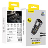 Blavec Autoladegerät BS-05B-C Nitro - USB + Typ C - QC 3.0 83W mit Kabel Typ C auf Typ C (CCBS05BCN-UCB) schwarz