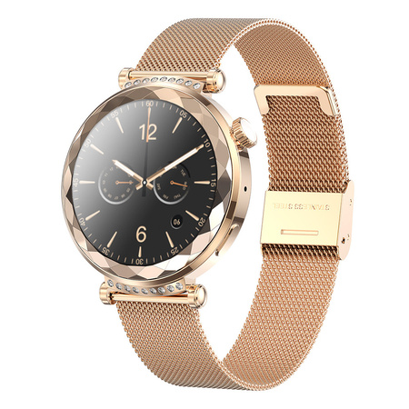 Blavec Damen-Smartwatch Liana + 2 Armbänder - Roségold