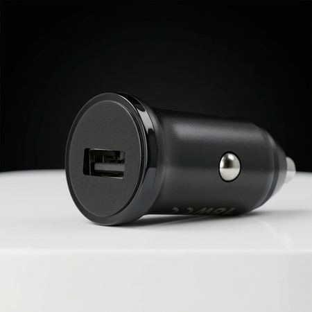 Blavec Autoladegerät BS-01A-C Road - USB - QC 3.0 18W mit Kabel USB auf Typ C (CCBS01ACR-UB) schwarz