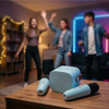 Blavec Kabelloser Lautsprecher Bluetooth WS-07 Karaoke Party 5W mit 2 Mikrofonen - Blau