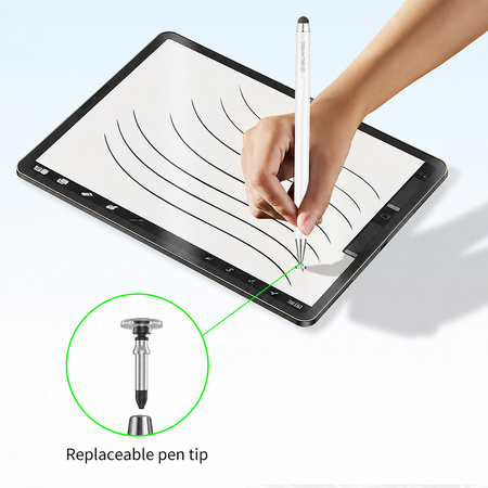 Blavec Passiver Eingabestift Pen Stylus BPS-01 Universal 3-in-1 (BPS01-UW) weiß
