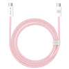 Blavec Kabel Candy mit Geflecht USB-C auf USB-C PD 60W 3A 2 m - Rosa