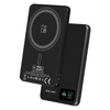 Blavec Magnetische Powerbank fürs Telefon BJ-03 5000 mAh 22,5W 3in1 kompatibel mit MagSafe USB-C - Schwarz Aluminium