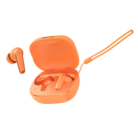Blavec Bluetooth-Kopfhörer TWS BW-07 Live mit LCD-Display - Orange