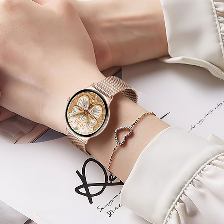 Blavec Damen-Smartwatch Vesta HD AMOLED - Gold