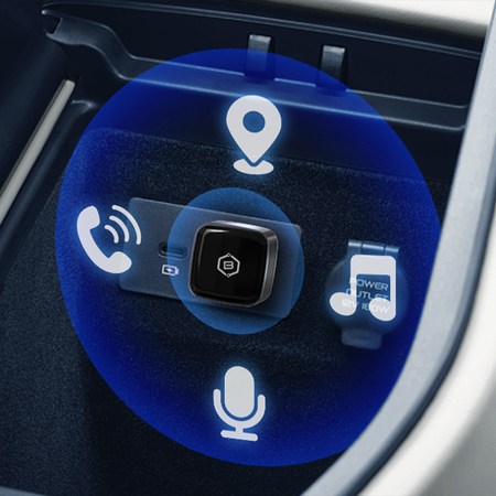 Blavec Adapter Carplay Android Auto Kabellos BCP-03 Bluetooth Wifi USB + USB-C-Adapter - Schwarz