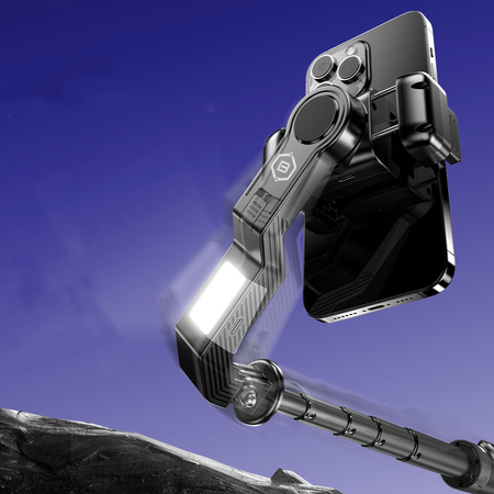 Blavec Selfie Stick Aluminium Fusion P-10 Gimbal tripod + pilot 1 metr (SSFP10G-TRB10) czarny