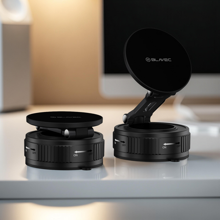 Blavec Autohalterung fürs Telefon BHV-02 Vakuum Magnetisch - Schwarz