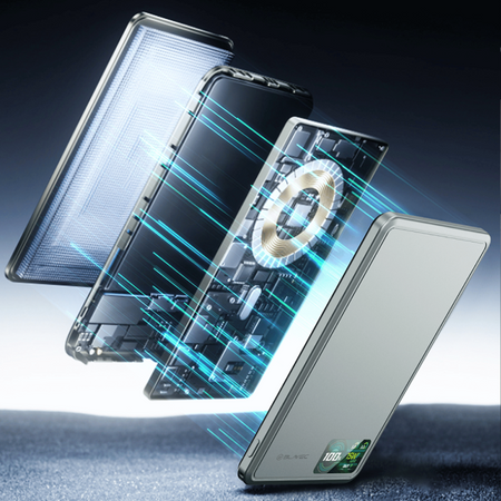 Blavec Magnetische Powerbank fürs Telefon Mini 10000 mAh 22,5W kompatibel mit MagSafe
