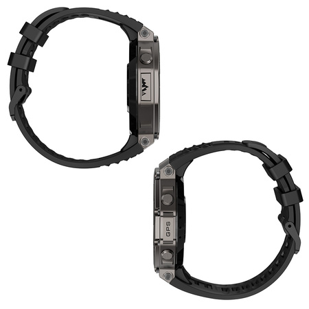 Blavec Smartwatch M-04 AMOLED GPS Voice Call + 1 Armband - Graphit