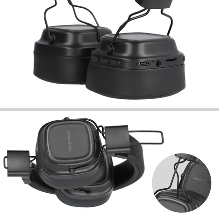 Blavec Over-Ear-Bluetooth-Kopfhörer BO-11 Bass Admiral - Schwarz