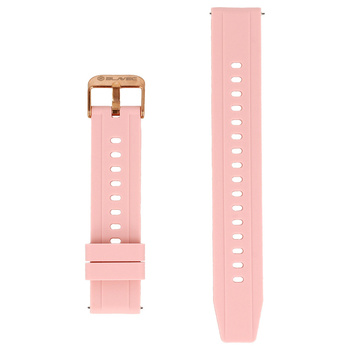 Blavec Universelles Armband für W-17 Amber 18mm Silikon - Rosa