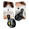 Blavec Kabelloses Krawattenmikrofon MK-02 ClipGo x2 fürs Telefon USB-C Lightning BT - Schwarz