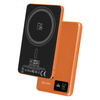 Blavec Magnetische Powerbank fürs Telefon BJ-03 5000 mAh 22,5W 3in1 kompatibel mit MagSafe USB-C - Orange Aluminium