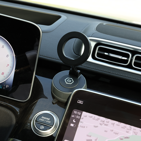 Blavec Uchwyt Samochodowy BHV-03 magnetyczny próżniowy z żelem do szyby / deski (BHV03-PMB) czarny