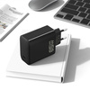 Blavec Netzladegerät BC-8 GaN4 USB-C PD QC 65W 3A mit USB-C-Kabel - Schwarz