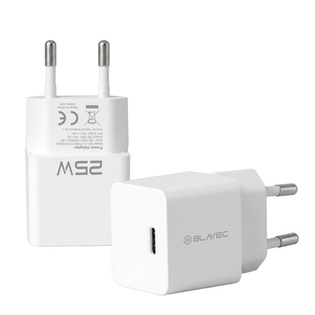 Blavec Netzladegerät BC-10 USB-C PD 25W 3A - Weiß
