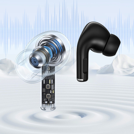 Blavec Bluetooth-Ohrhörer TWS BW-02 Carbon - Schwarz