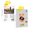 Blavec Bluetooth-Kopfhörer TWS BW-07 Live mit LCD-Display - Orange