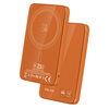 Blavec Magnetische Powerbank fürs Telefon BJ-04 5000 mAh 22,5W 3in1 kompatibel mit MagSafe USB-C - Orange Glas