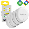 Blavec Lokalizator GPS Tag BTG-03 - Bluetooth Tracker Dual Apple & Android (BTBTG03-W4) biały - 4 sztuki