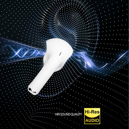 Blavec Bluetooth-Kopfhörer TWS BW-05 Flow - Weiß