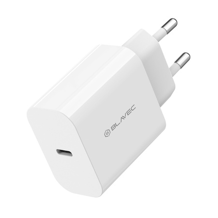 Blavec Netzladegerät BC-7 GaN4 USB-C PD QC 45W 3A mit USB-C-Kabel - Weiß