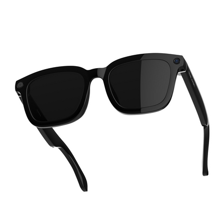 Intelligente KI-Brille mit Kamera, ChatGPT, Mikrofon und Live-Übersetzung + Etui