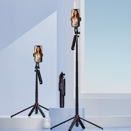 Blavec Selfie-Stick Aluminium Fusion Tripod + Fernbedienung 1,8 m